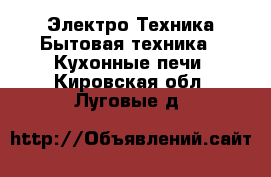 Электро-Техника Бытовая техника - Кухонные печи. Кировская обл.,Луговые д.